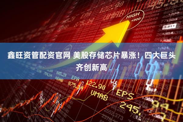 鑫旺资管配资官网 美股存储芯片暴涨！四大巨头齐创新高
